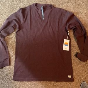 Vuori Waffle Crew Chestnut Large